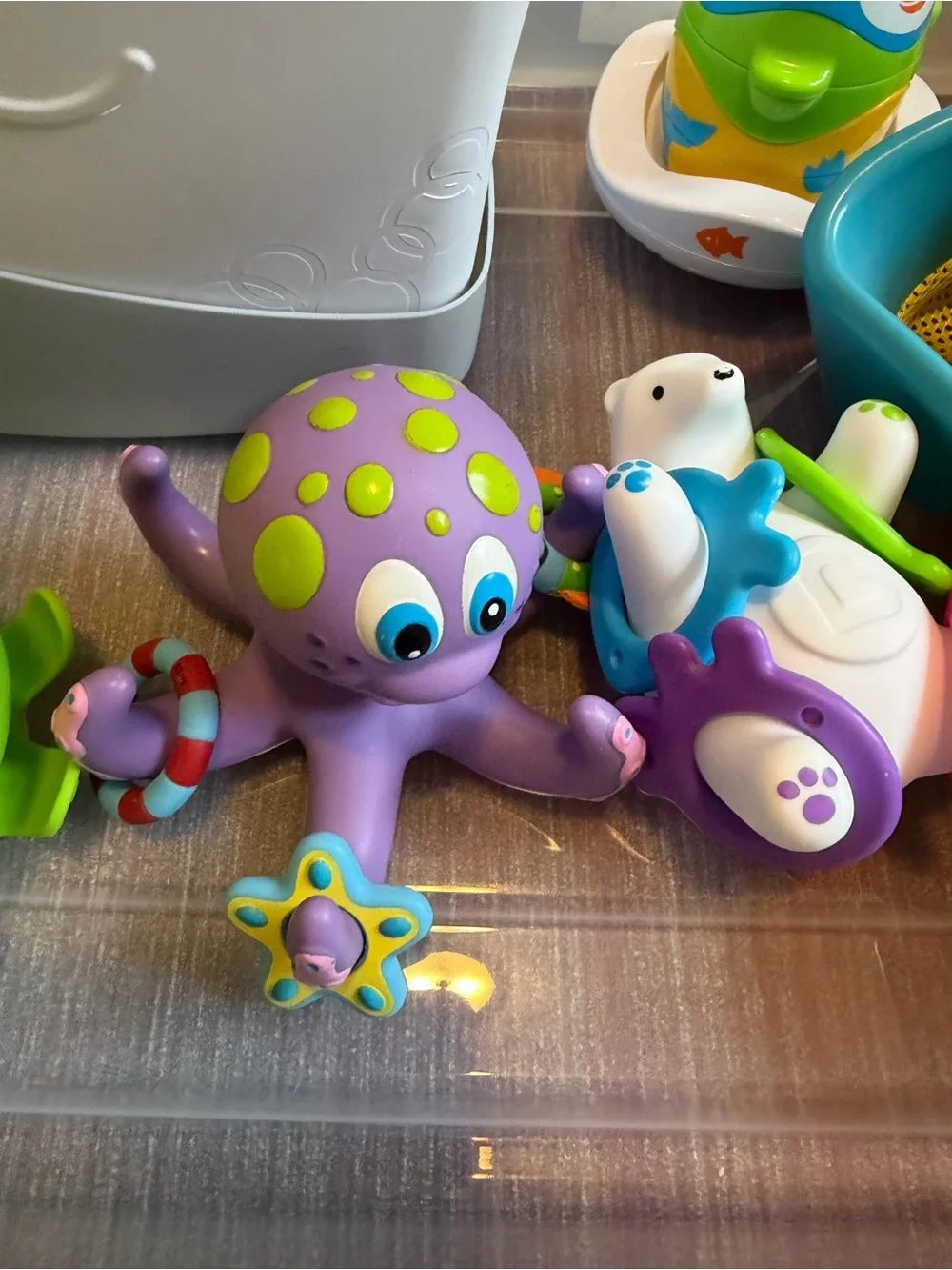 Munchkin, Nuby, Skip Hop, Ubbi Baby Bath Toys and Storage Bundle